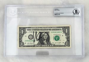 Mark Cuban Signed $1 Bill US Currency Shark Tank Billionaire Beckett BAS 1