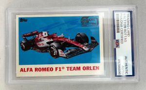 Valtteri Bottas Signed Card 2022 Topps Miami GP F1 PSA/DNA 1