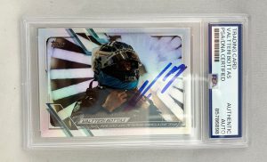 Valtteri Bottas Signed Card 2021 Topps Chrome F1 #21 PSA/DNA
