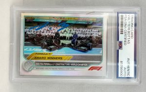 Valtteri Bottas Signed Card 2022 Topps Chrome F1 #197 PSA/DNA