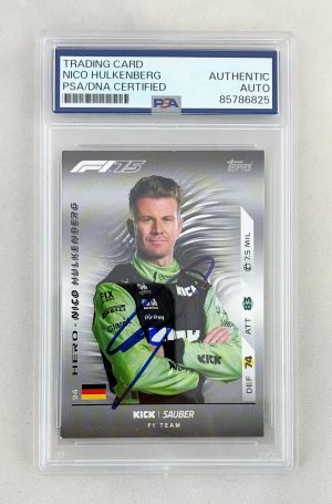 Nico Hulkenberg Signed Card 2025 Topps Turbo Attax F1 PSA/DNA