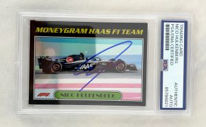 Nico Hulkenberg Signed Card 2023 Topps Chrome F1 #AU77-NH PSA/DNA