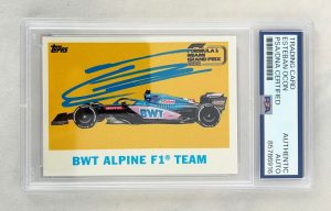 Esteban Ocon Signed Card 2022 Topps Miami GP F1 PSA/DNA 1