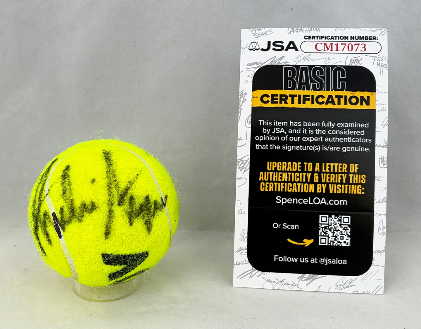 Andre Agassi Signed Tennis Ball Australian Open JSA