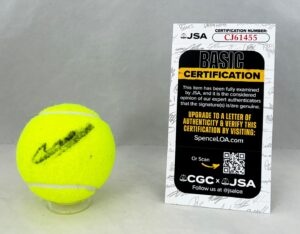 Alexander Bublik Signed Tennis Ball JSA
