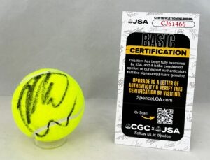 Karen Khachanov Signed Tennis Ball JSA