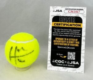 Hubert Hurkacz Signed Tennis Ball JSA