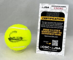Albano Olivetti Signed Tennis Ball JSA