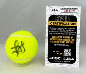 Jasmine Paolini Signed Tennis Ball JSA