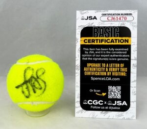 Jasmine Paolini Signed Tennis Ball JSA 1