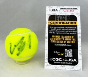 Victoria Azarenka Signed Tennis Ball JSA