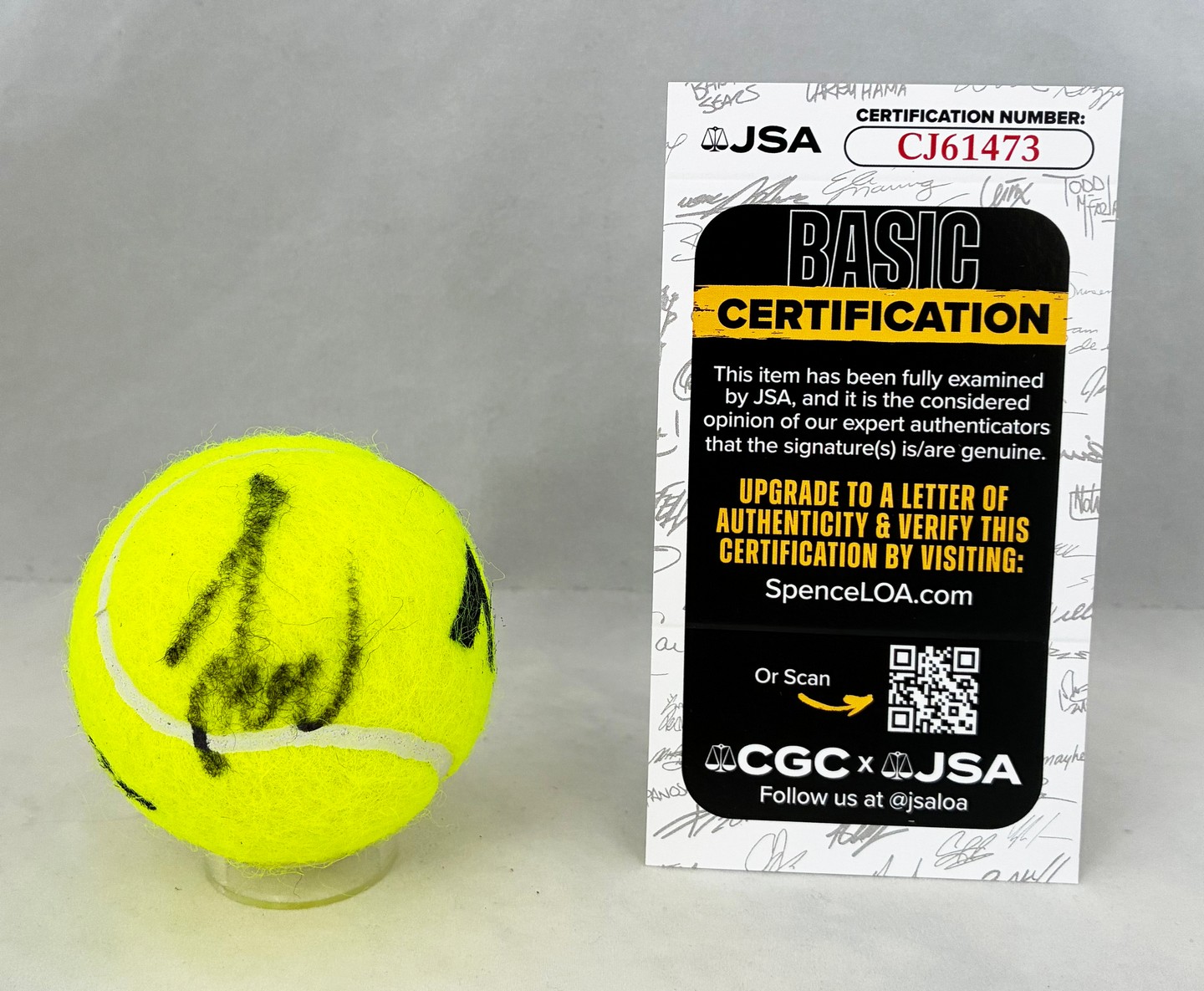 Elena Rybakina Signed Tennis Ball Australian Open JSA 1