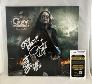 Zakk Wylde Signed Vinyl LP Album Ozzy Osbourne JSA