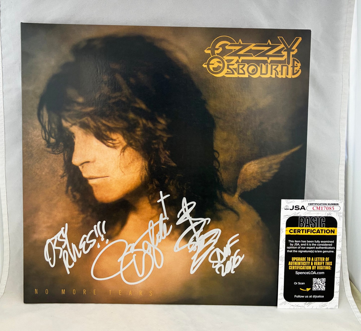 Zakk Wylde Signed Vinyl LP Album Ozzy Osbourne No More Tears JSA