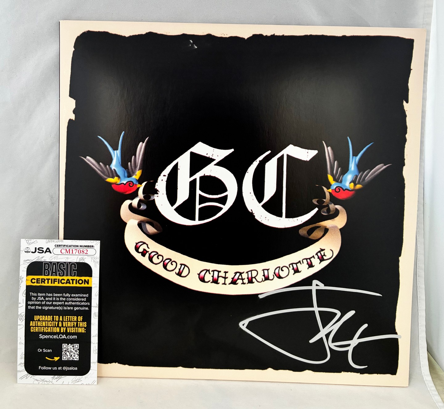 Joel Madden Signed Vinyl LP Album Good Charlotte JSA