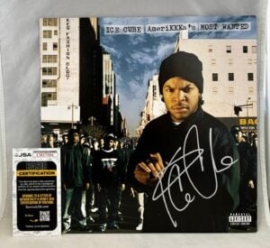 Ice Cube Signed Vinyl LP Album Amerikkka's Most Wanted JSA