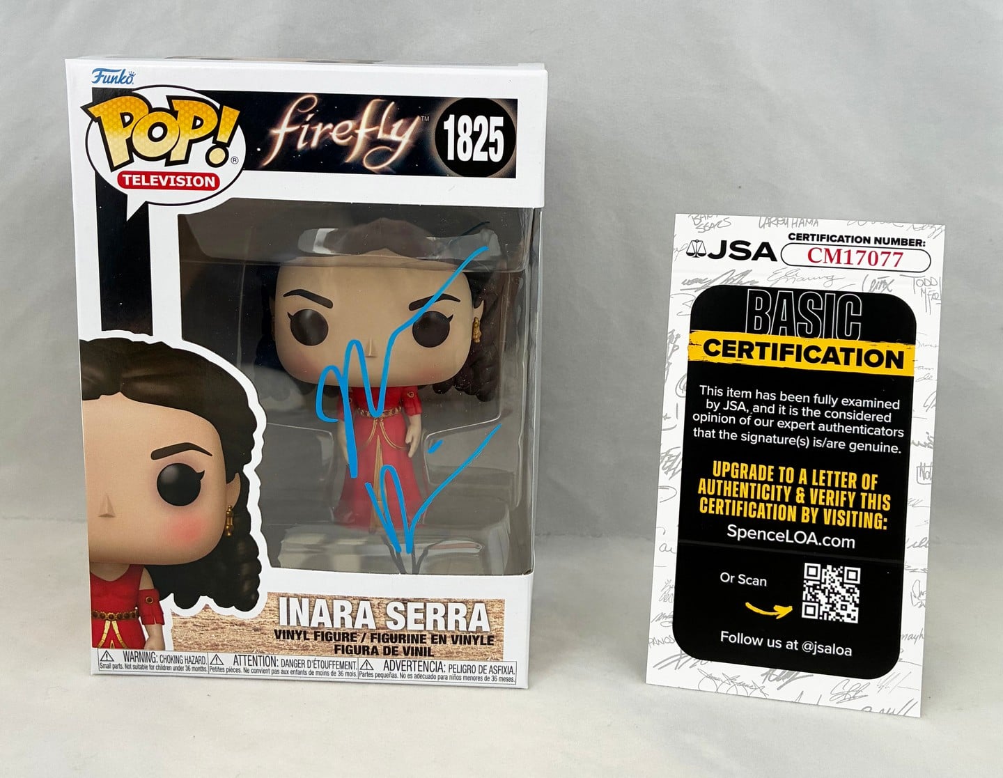 Morena Baccarin Signed Funko Pop Firefly Inara Serra JSA