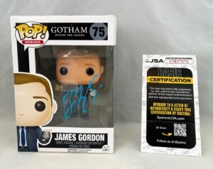Ben McKenzie Signed Funko Pop Cotham James Gordon JSA