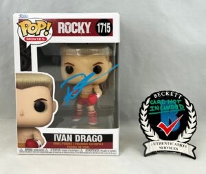 Dolph Lundgren Signed Funko Pop Rocky Ivan Drago Beckett BAS 1