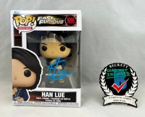 Sung Kang Signed Funko Pop Fast and The Furious Han Lue Beckett BAS