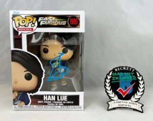 Sung Kang Signed Funko Pop Fast and The Furious Han Lue Beckett BAS 1