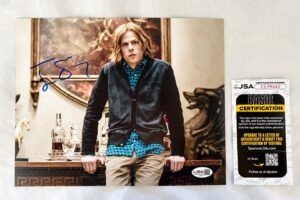 Jesse Eisenberg Signed 8x10 Photo JSA 6