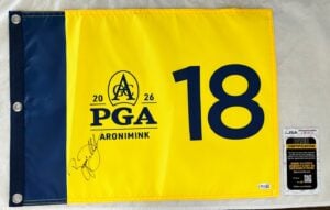 Bryson Dechambeau Signed 2026 PGA Championship Flag JSA 3