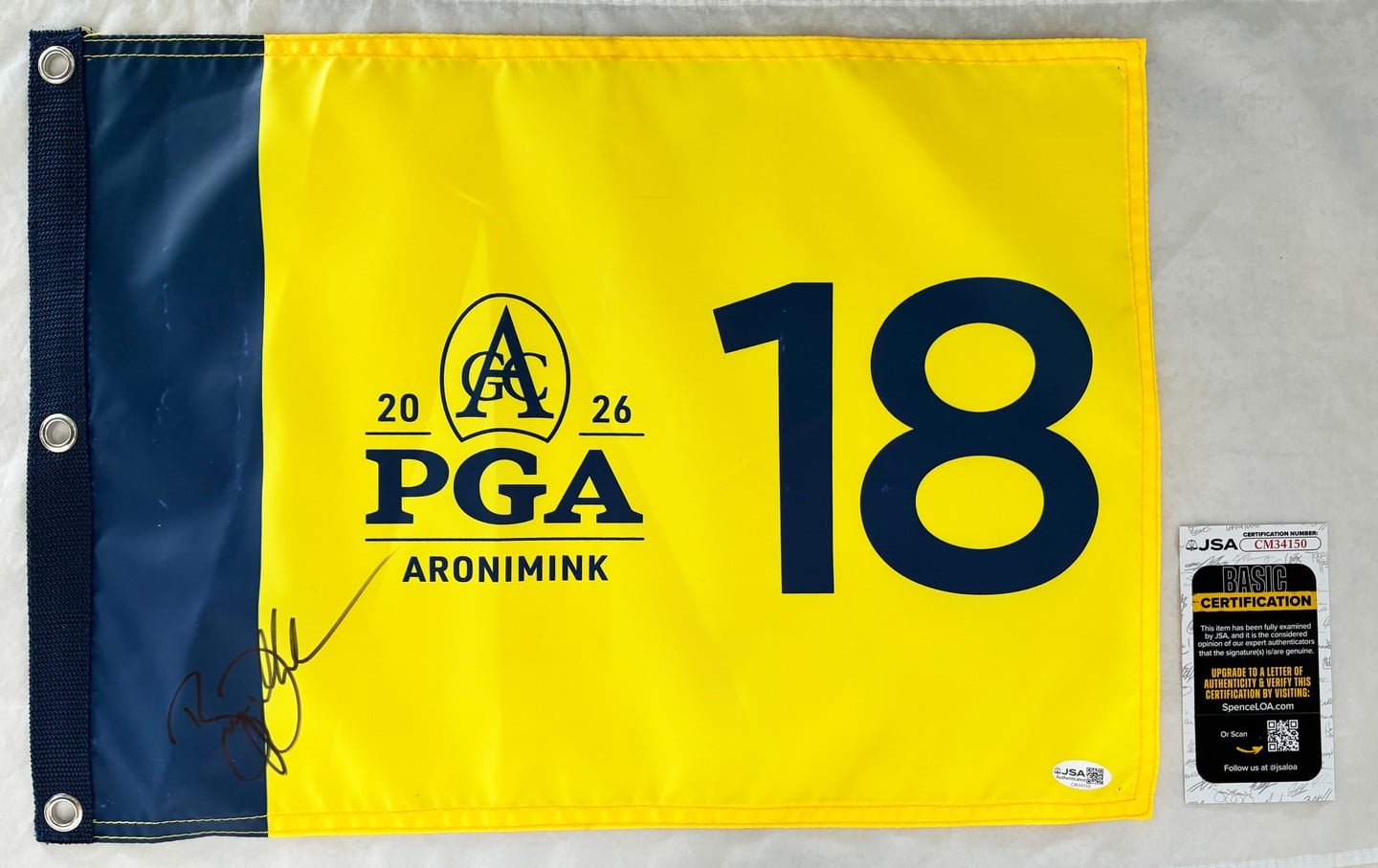 Bryson Dechambeau Signed 2026 PGA Championship Flag JSA 4
