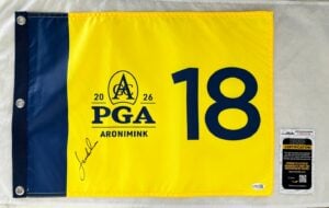 Jordan Spieth Signed 2026 PGA Championship Flag JSA