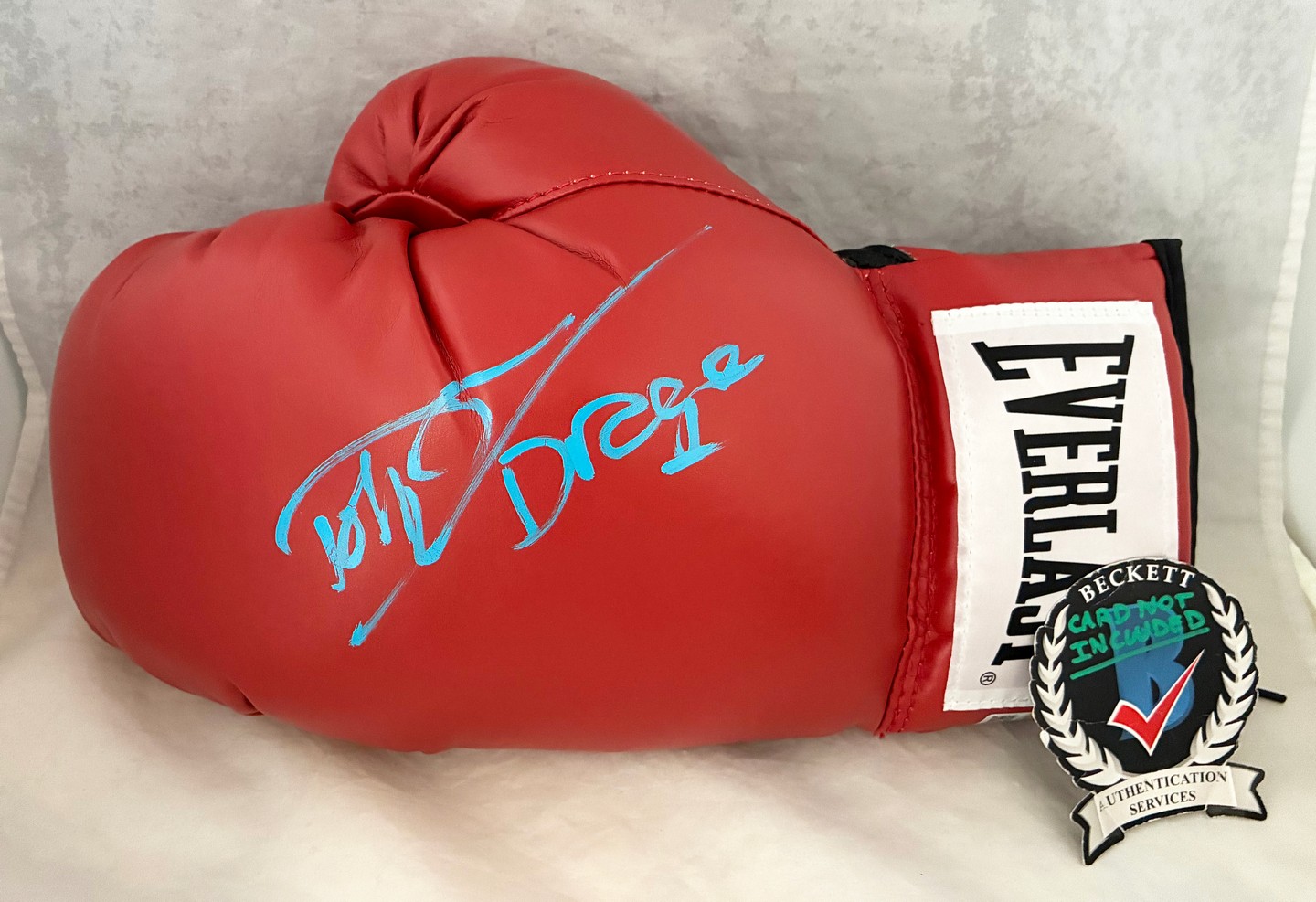 Dolph Lundgren Signed Boxing Glove Ivan Drago Rocky Beckett BAS 1