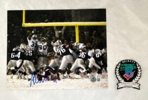 Adam Vinatieri Signed 8x10 Photo New England Patriots Beckett BAS