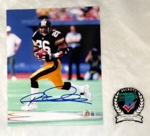 Rod Woodson Signed 8x10 Photo Pittsburgh Steelers Beckett BAS 1