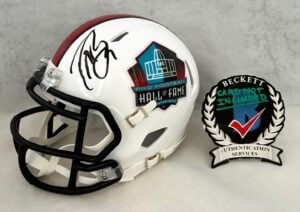 Drew Brees Signed HOF Mini Helmet New Orleans Saints Beckett BAS