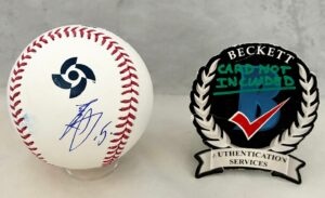 Tatsei Ota Signed WBC Baseball 2026 WBC Team Japan Beckett BAS 1