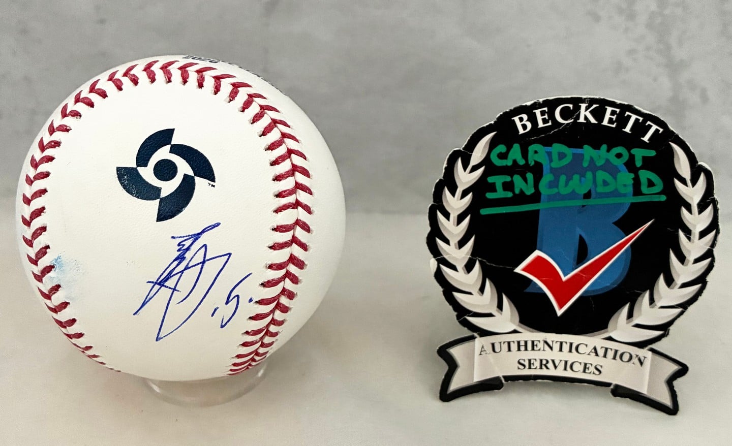 Tatsei Ota Signed WBC Baseball 2026 WBC Team Japan Beckett BAS 1