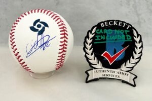 Sandy Alcantara Signed WBC Baseball 2026 WBC Team DR Beckett BAS