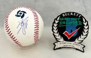 Kensuke Kondoh Signed WBC Baseball 2026 WBC Team Japan Beckett BAS