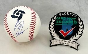 Hiromi Itoh Signed WBC Baseball 2026 WBC Team Japan Beckett BAS 1