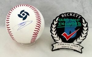 Atsuki Taneichi Signed WBC Baseball 2026 WBC Team Japan Beckett BAS