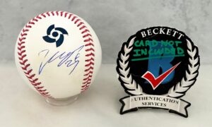 Kazuma Okamoto Signed WBC Baseball 2026 WBC Team Japan Beckett BAS