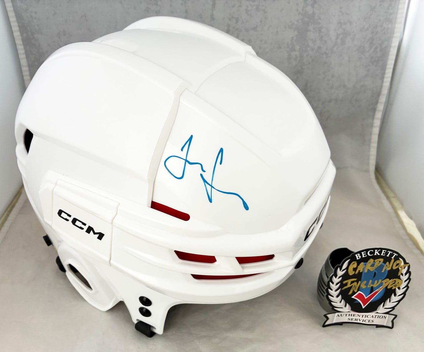 Joe Sakic Signed Full Size Helmet Colorado Avalanche Beckett BAS