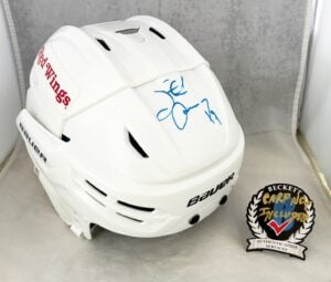 Steve Yzerman Signed Full Size Helmet Detroit Redwings Beckett BAS