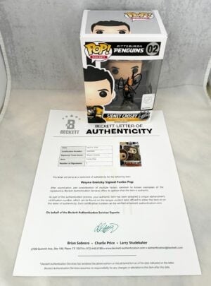 Sidney Crosby Signed Funko Pop Pittsburgh Penguins Beckett BAS
