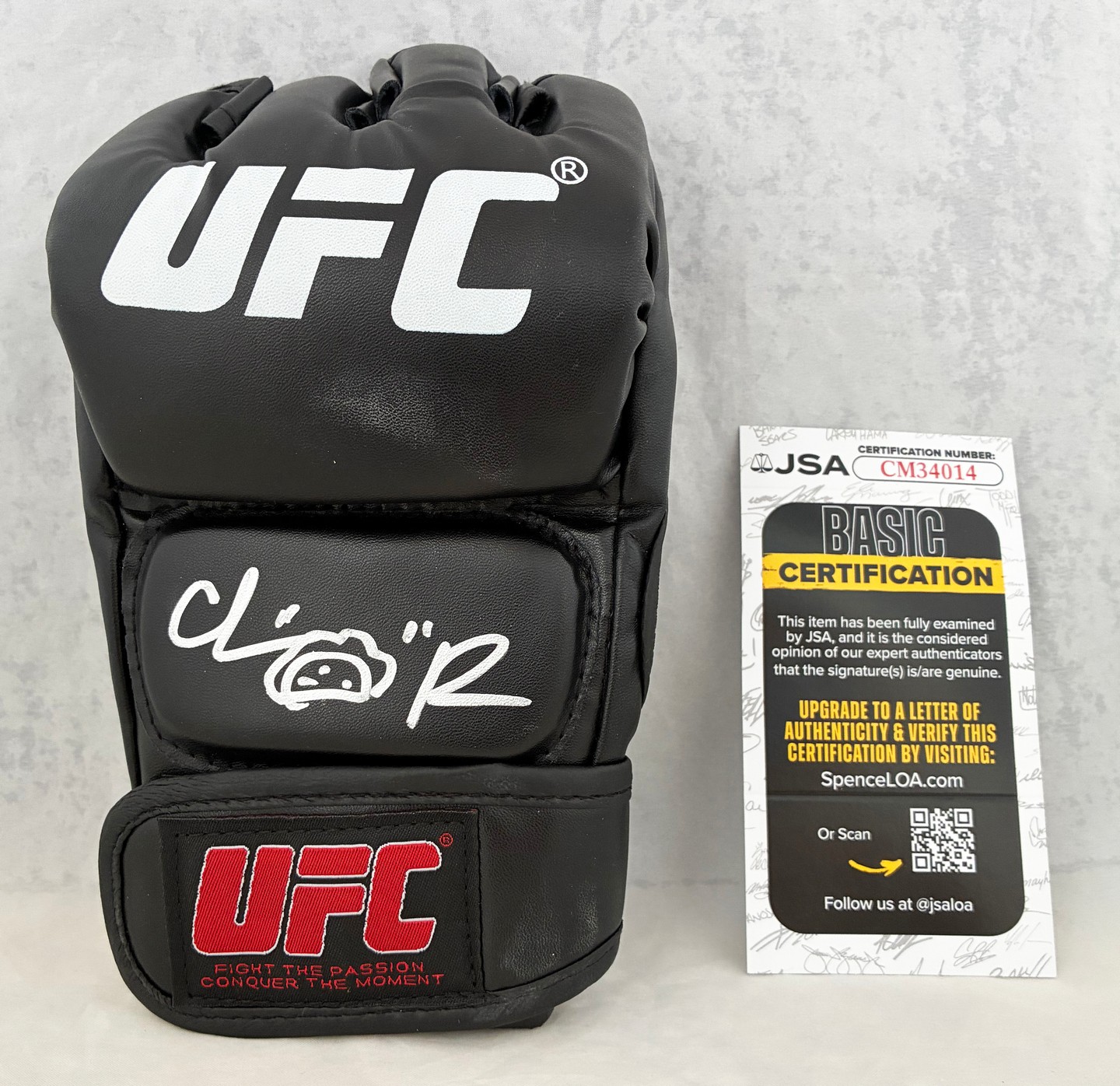 Chris Padilla Signed UFC Glove Taco JSA 1