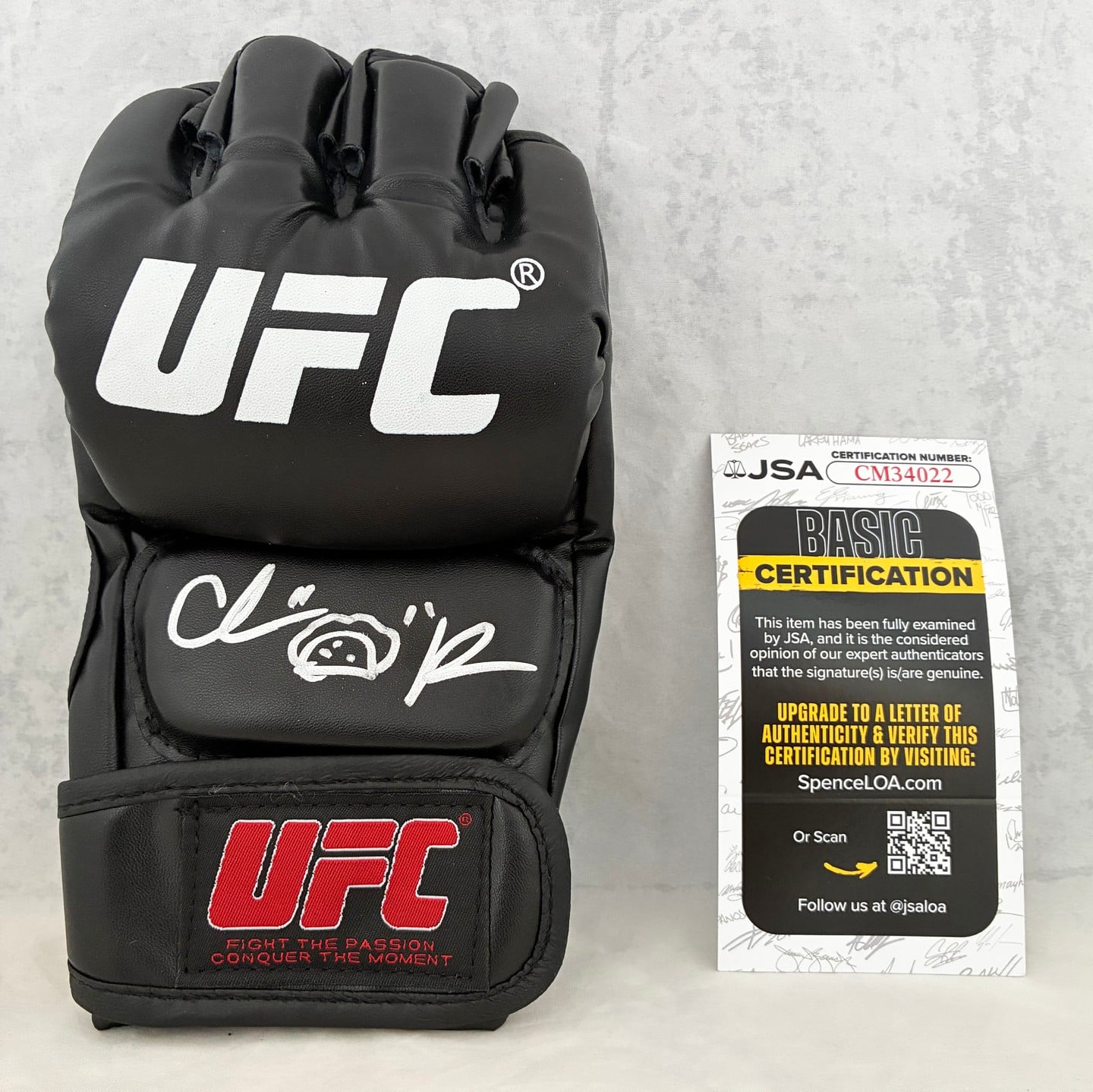 Chris Padilla Signed UFC Glove Taco JSA 3