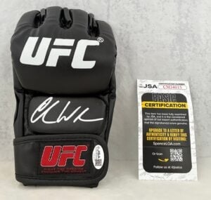Chris Weidman Signed UFC Glove JSA