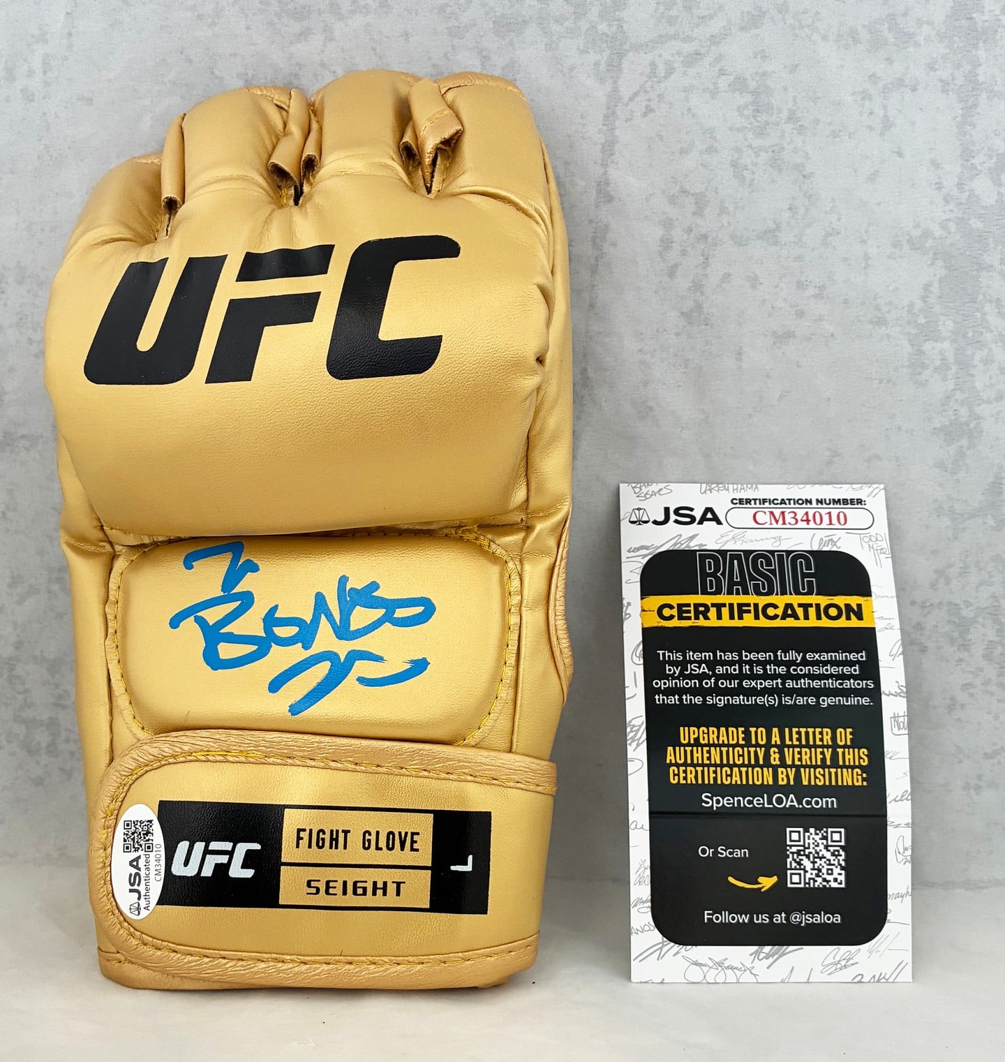 Jon Jones Signed Bones UFC Glove JSA