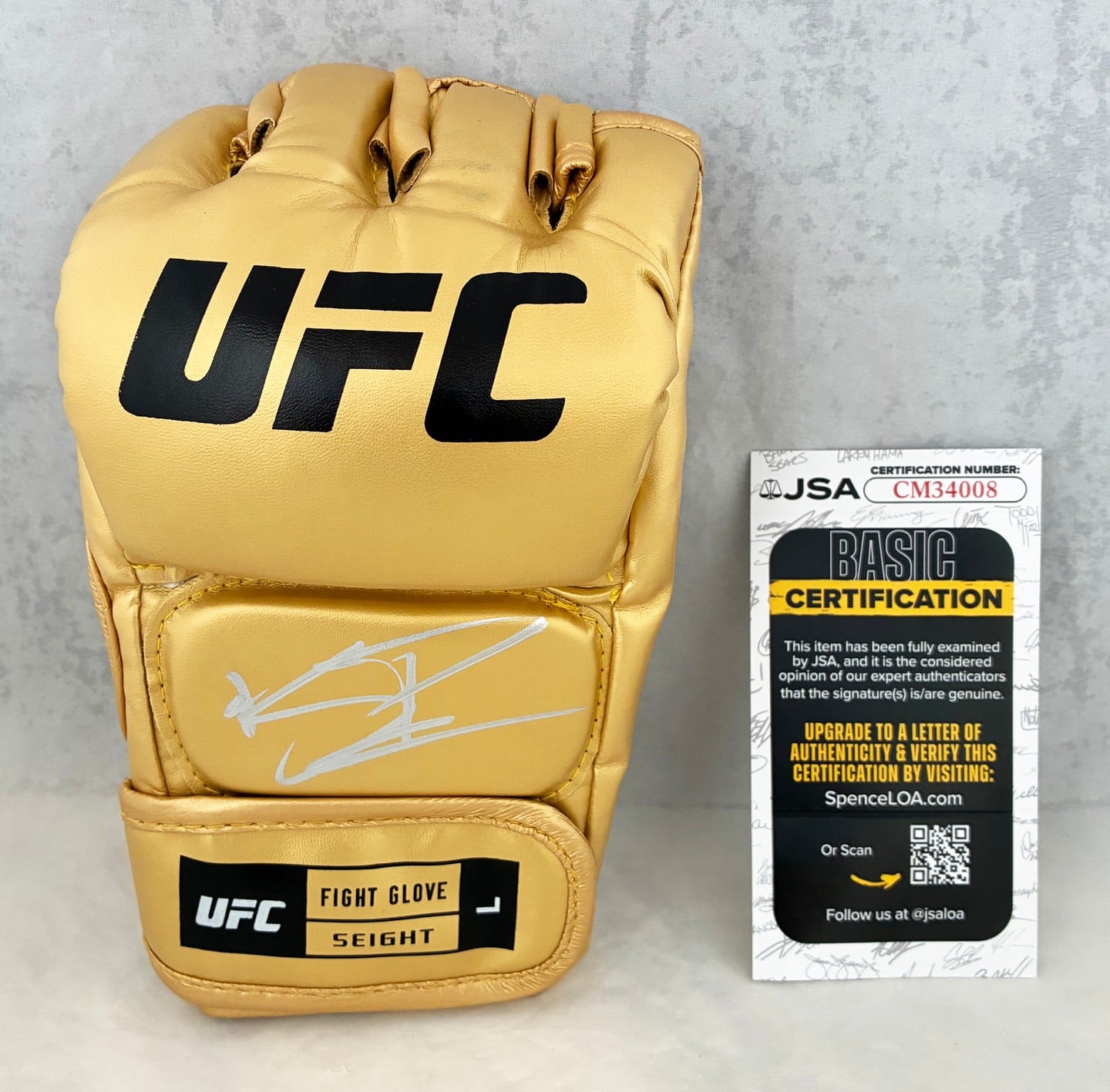 Jiri Prochazka Signed UFC Glove JSA