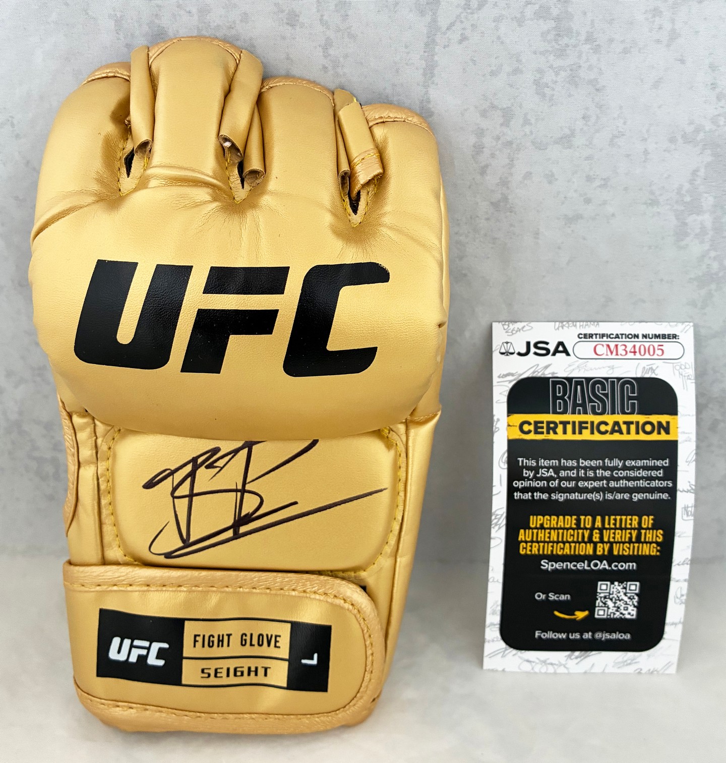 Jiri Prochazka Signed UFC Glove JSA 3