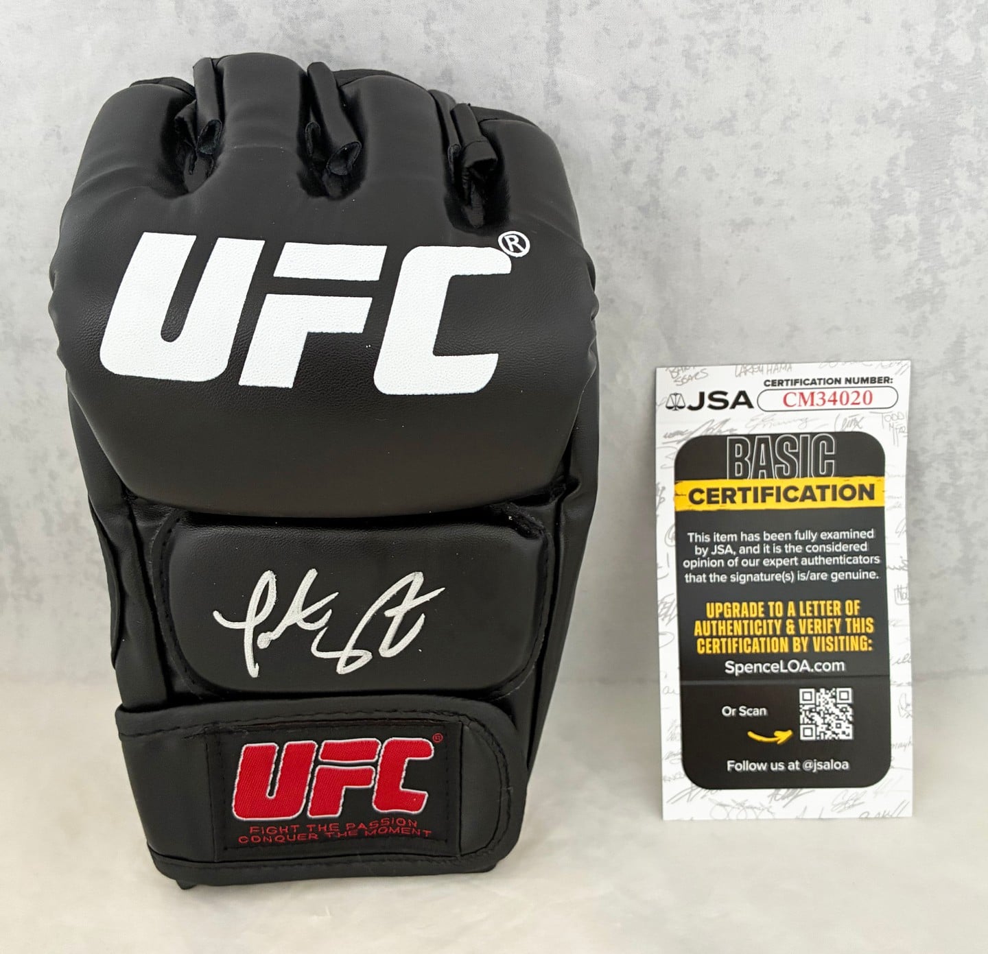 Tatiana Suarez Signed UFC Glove JSA 1